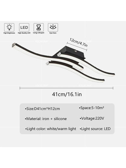Luminária Lustre de Teto LED Moderna
