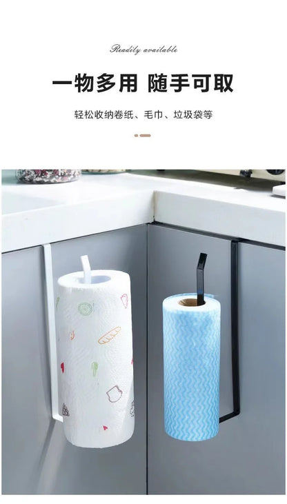 Suporte Organizador de Cozinha para Papel Toalha e Plástico Filmeorg