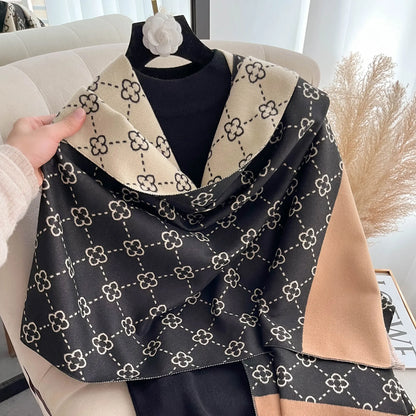 Cachecol Pashmina  Luxo Inverno – Toque de Cashmere 185x65cm