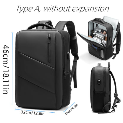 Mochila  – Impermeável, Expansível, com Porta USB e Compartimento para Notebook 15.6”