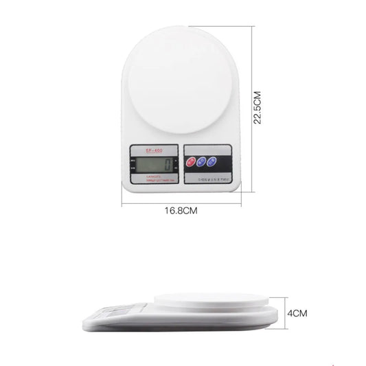 Balança Digital de Cozinha 1g a 10kg com Alta Precisão