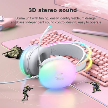 Fone de Ouvido Gamer com Fio - Conforto e Desempenho para Jogos