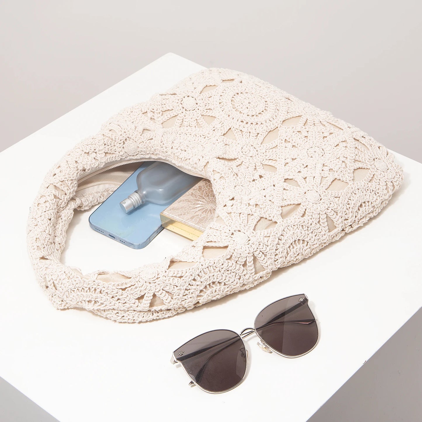 Bolsa Meia-Lua Boho