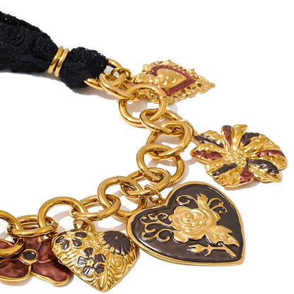 Colar Lace Preto