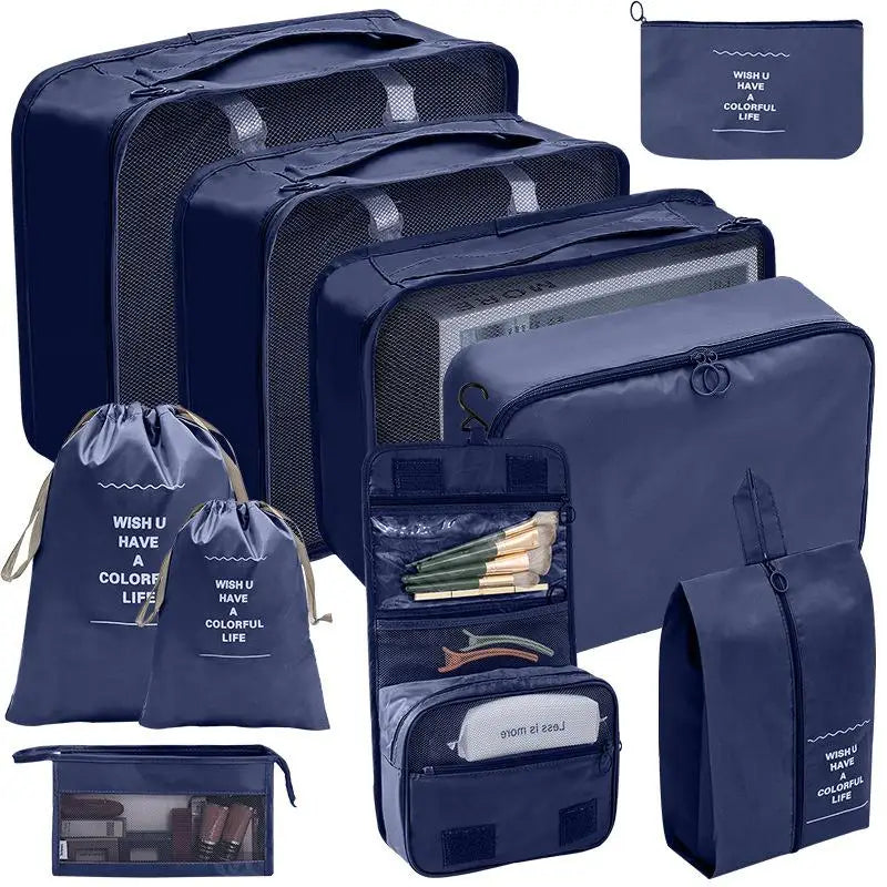 Conjunto de Organizadores de Viagem – 7/8/9/10 Peças, Arrumação para Mala, Bolsas