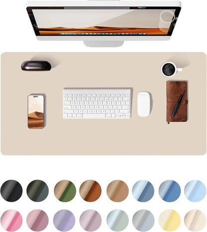 Grande Mouse Pad  Protetor de Mesa Couro PU