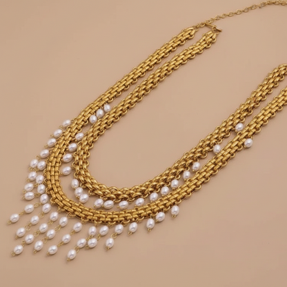 Colar com Mini Pérolas