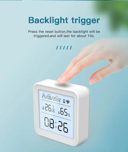 Smart Thermometer Humidity Sensor Wi-Fi
