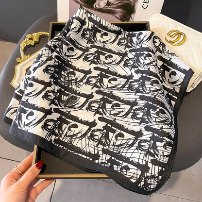 Luxury Silk Scarf Soft Touch – 70x70cm
