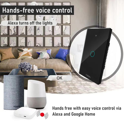 Interruptor Tomada inteligente touch wi fi com Neutro