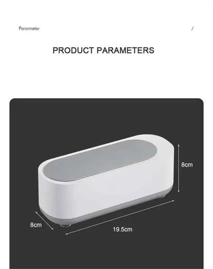 Máquina multifuncional de limpeza por vibração, limpeza de relógio, joias, dentes