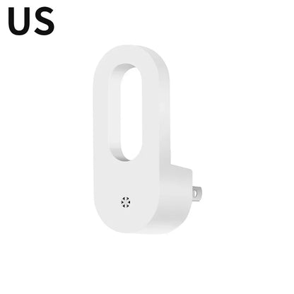 Luz noturna LED com sensor de presença tomada