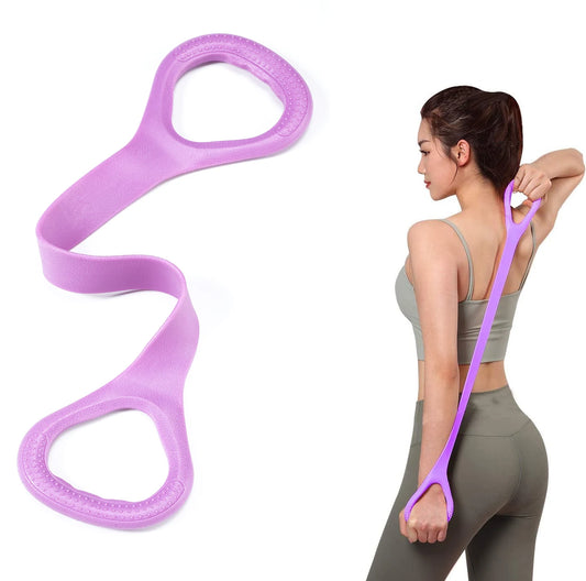 Faixa de Resistência para Exercícios  - Braços, Costas, Ombros, Yoga, Pilates e Fisioterapia
