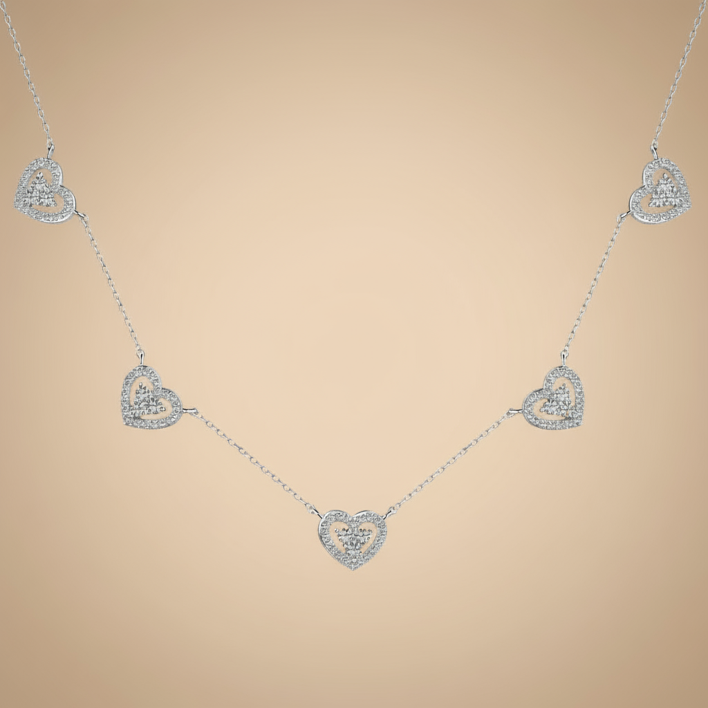 Colar Corações
