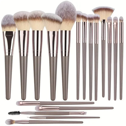 Conjunto Profissional de Pincéis Esponjas de Maquiagem