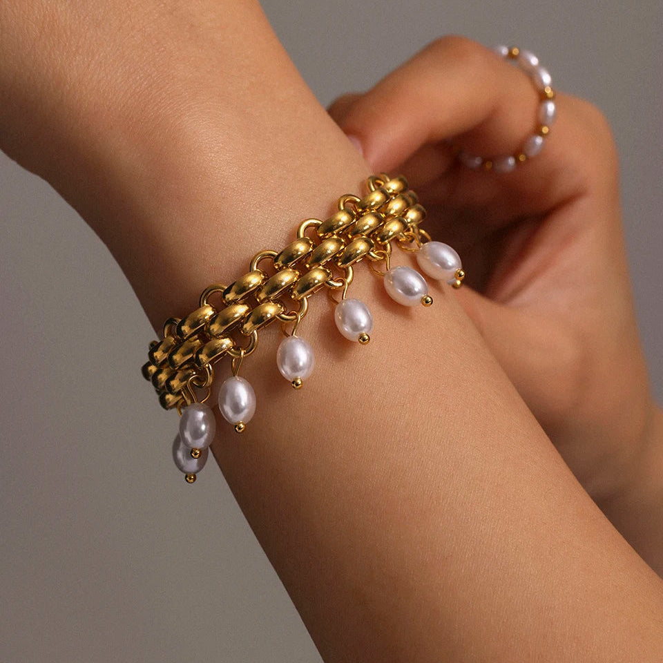 Conjunto com Mini Pérolas