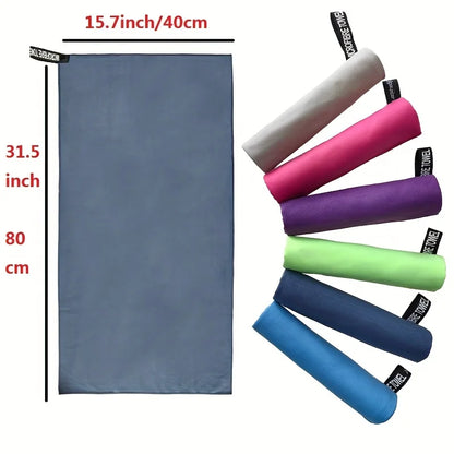Toalha Esportiva de Microfibra Ultra-Absorvente