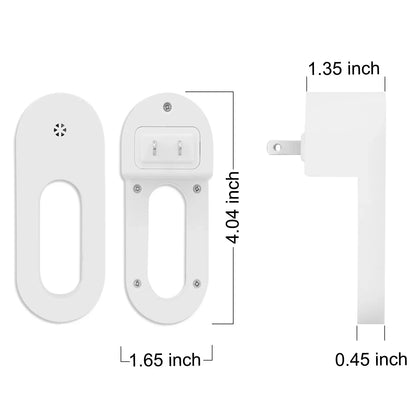 Luz noturna LED com sensor de presença tomada