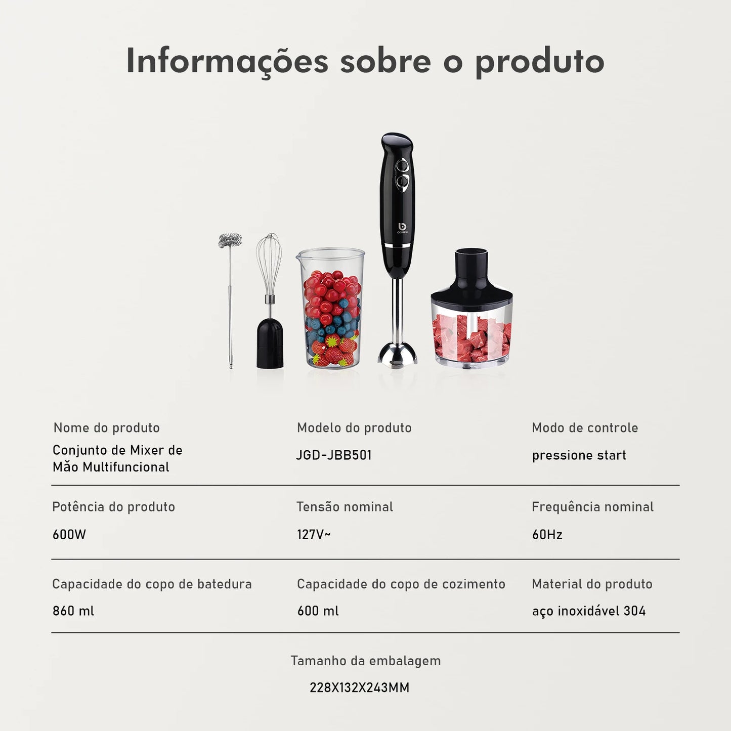 Liquidificador Mixer Processadores de alimentos mini