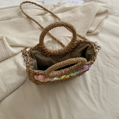 Bolsa Redonda de Palha