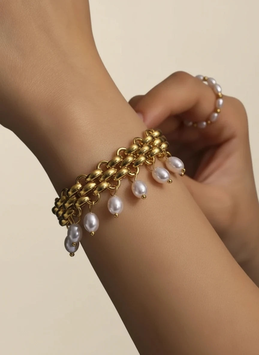 Conjunto com Mini Pérolas