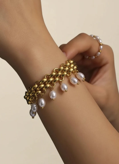 Conjunto com Mini Pérolas