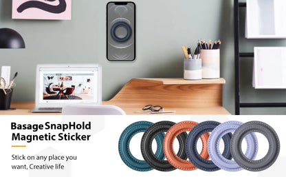 Suporte Magnético  Anel para iPhone  MagSafe, Suporte de Parede, Carro