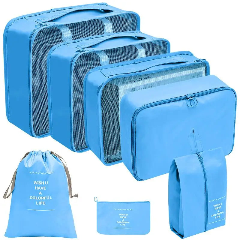 Conjunto de Organizadores de Viagem – 7/8/9/10 Peças, Arrumação para Mala, Bolsas