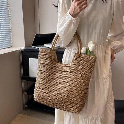 Bolsa Tote de Palha