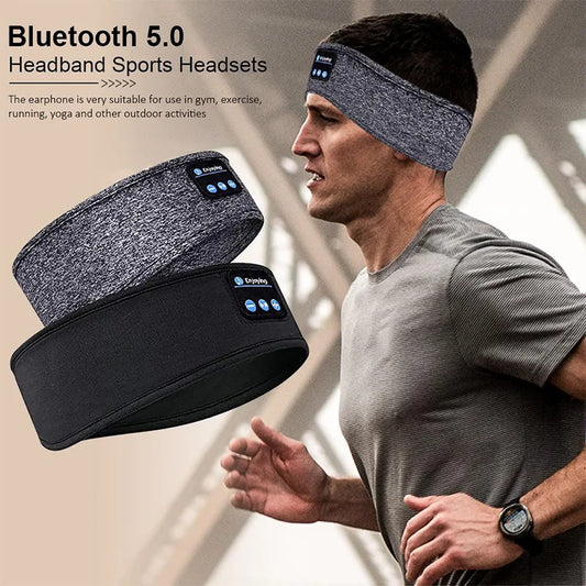 Fones Bluetooth com Faixa de Cabeça  – Headset Esportivo