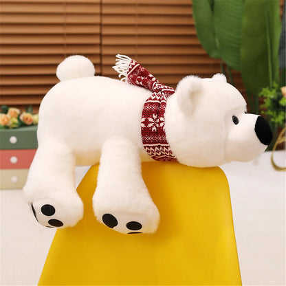 Bicho de Pelúcia de Urso Polar Realista – 28cm/43cm