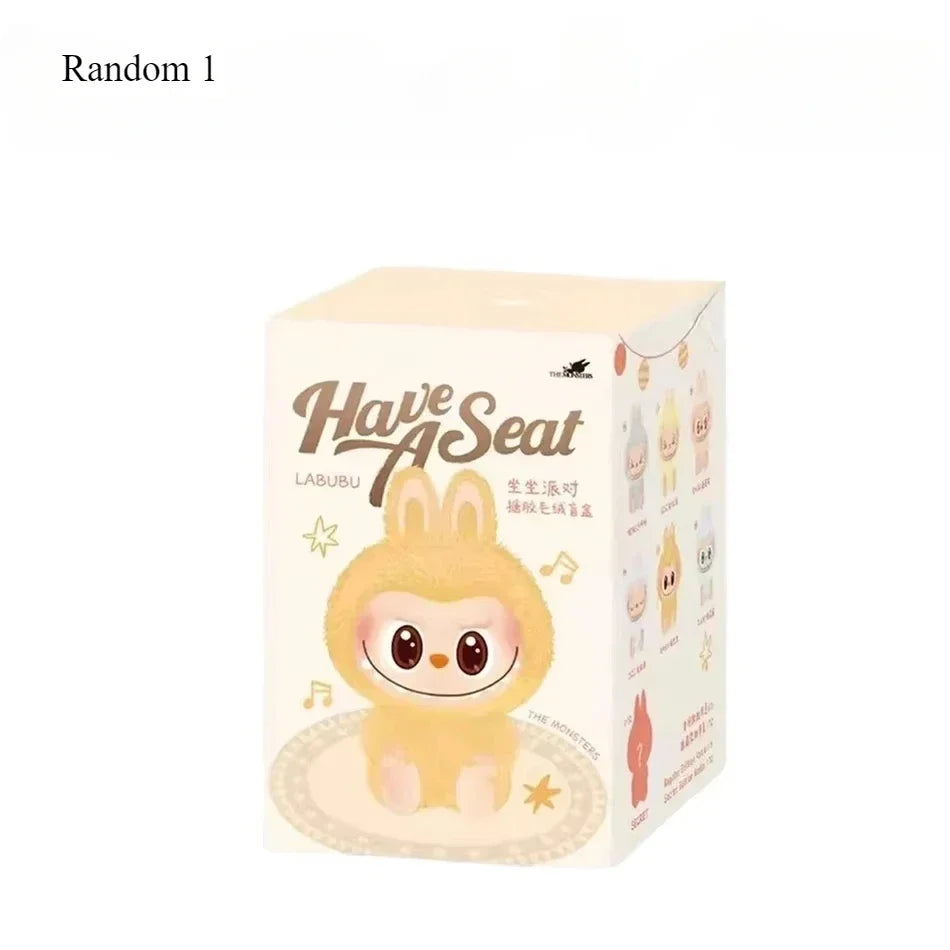 Boneco Labubu Macaron –  Miniatura Decorativa com Chaveiro