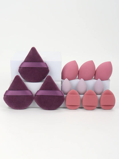 Conjunto de Esponjas Maquiagem 12 Peças