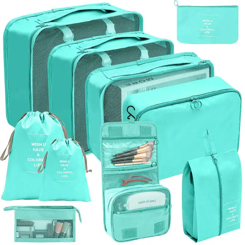 Conjunto de Organizadores de Viagem – 7/8/9/10 Peças, Arrumação para Mala, Bolsas