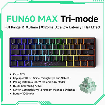 Teclado Mecânico  com Switch Magnético