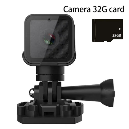 Mini Câmera Esportiva Portátil 1080P HD com Wi-Fi e Suporte à Prova d'Água