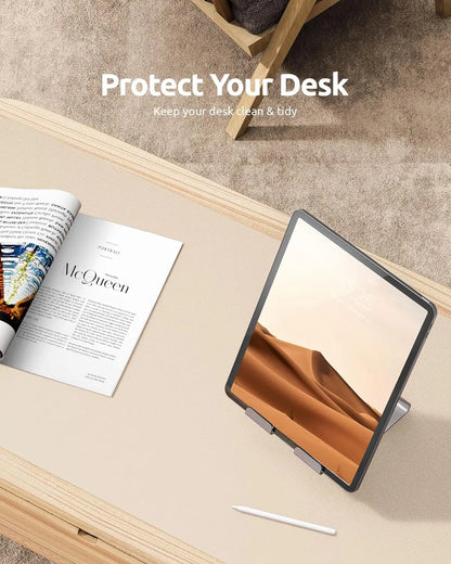Grande Mouse Pad  Protetor de Mesa Couro PU