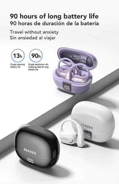 Fones de ouvido AI tradutor sem fio Bluetooth 5.4 135 Idiomas