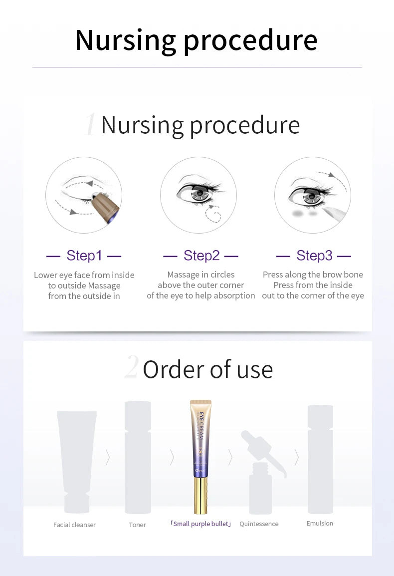 O'CHEAL Creme para Olhos com Esfera Roller – Anti-Idade & Anti-Olheiras