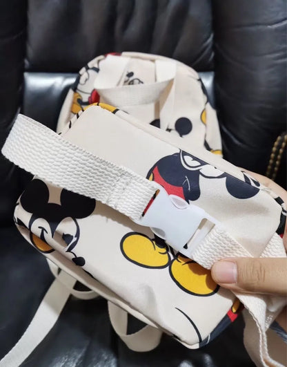 Mochila Nylon Infantil Disney Mickey Mouse
