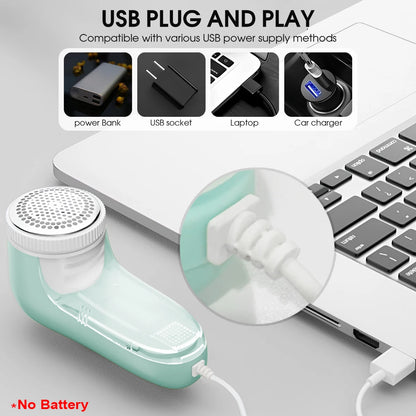 Removedor Elétrico de Bolinhas USB Portátil