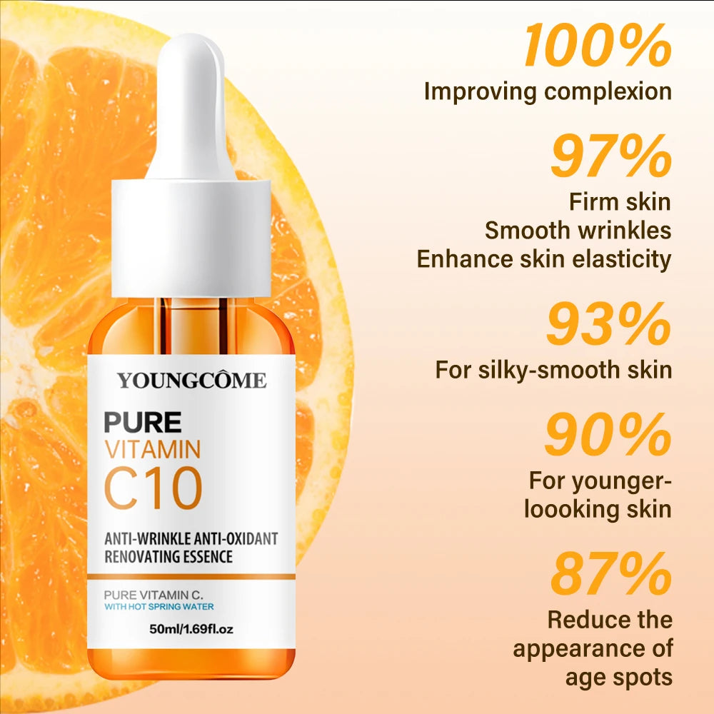 Sérum Facial Vitamina C + Ácido Hialurônico – Clareador e Hidratante