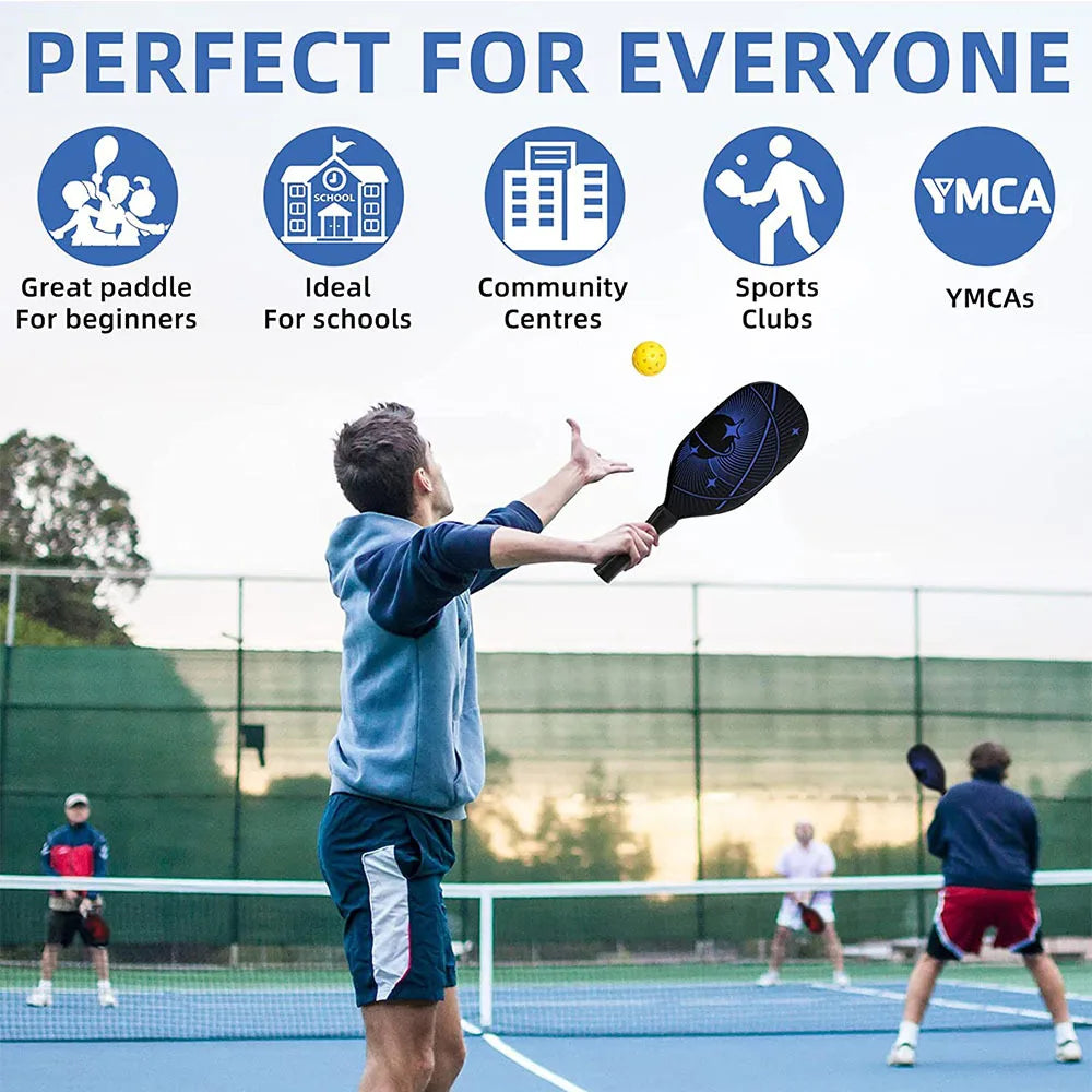 Conjunto de Raquete de Pickleball