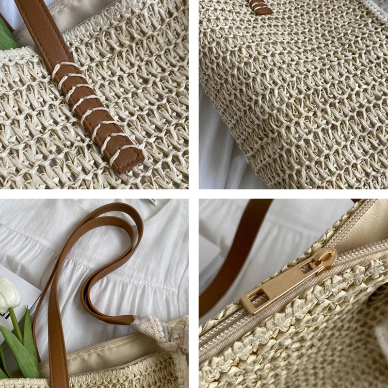 Bolsa Tote de Palha