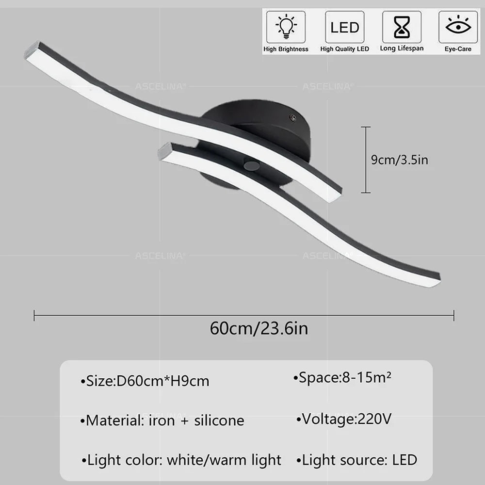 Luminária Lustre de Teto LED Moderna