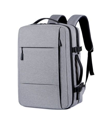 Mochila de Viagem e Trabalho – Impermeável, Expansível, com Porta USB e Compartimento para Notebook 15.6"moch