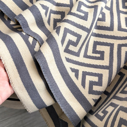 Cachecol Luxo Inverno –  Jacquard, Macio e Quente