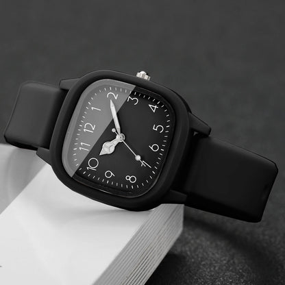 Kit com 3 Relógios  Quartz com Pulseira de Silicone