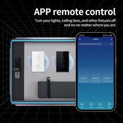 Interruptor de Luz Inteligente com sensor de toque Smart Home