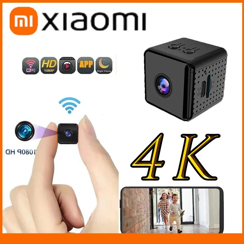 Câmera Mini 1080P Wi-Fi — Segurança Residencial Compacta